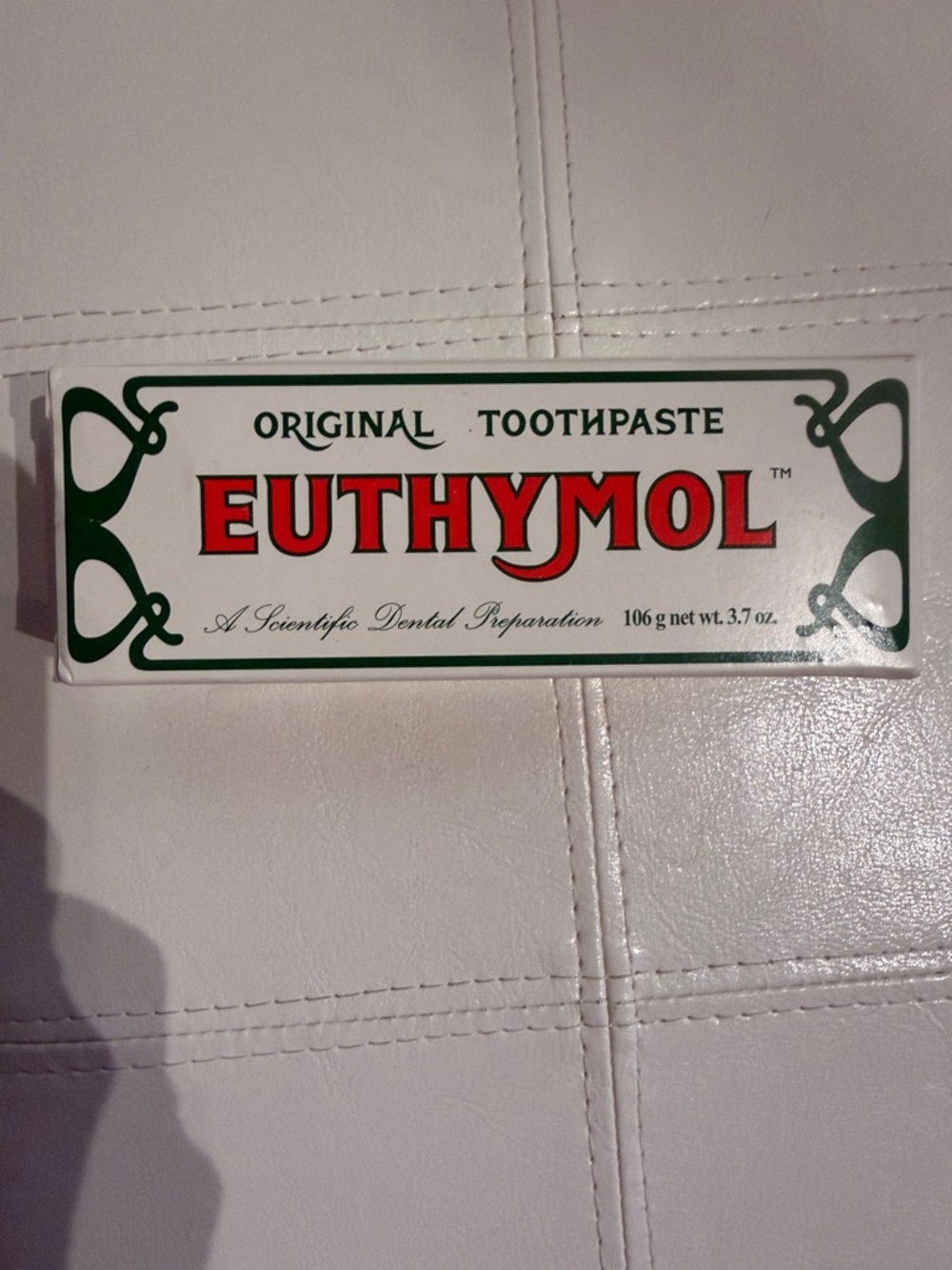 Euthymol Original Toothpaste - White & Green Box